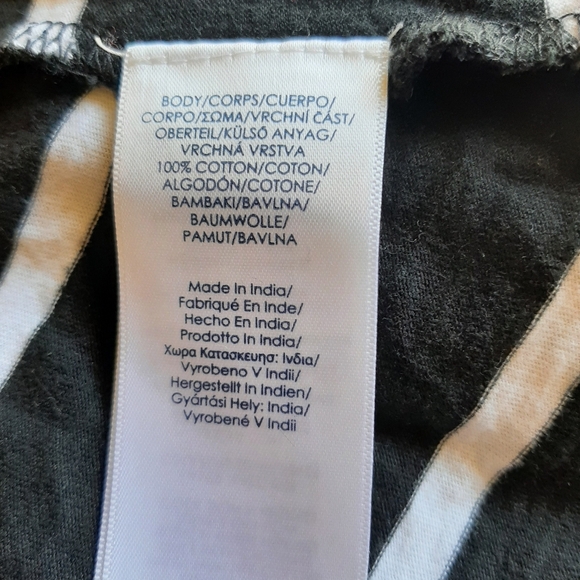 Chaps black and white striped maxi dress - Picture 13 of 15